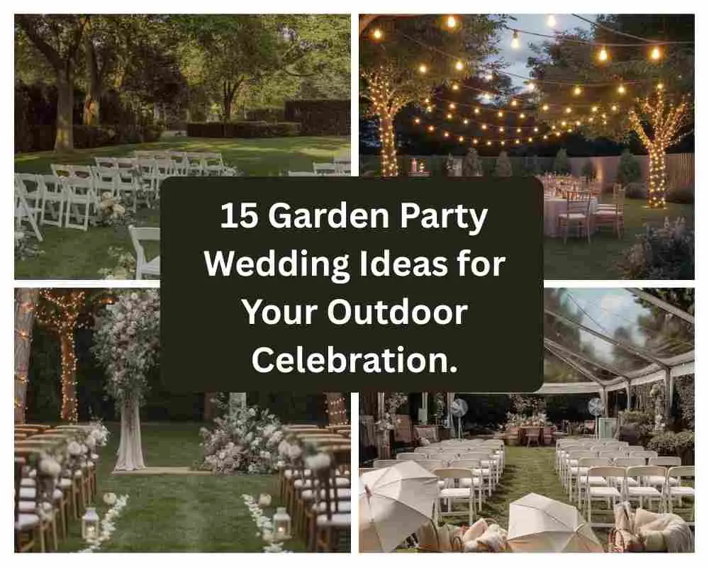 15 Garden Party Wedding Ideas for Your Outdoor Celebration.