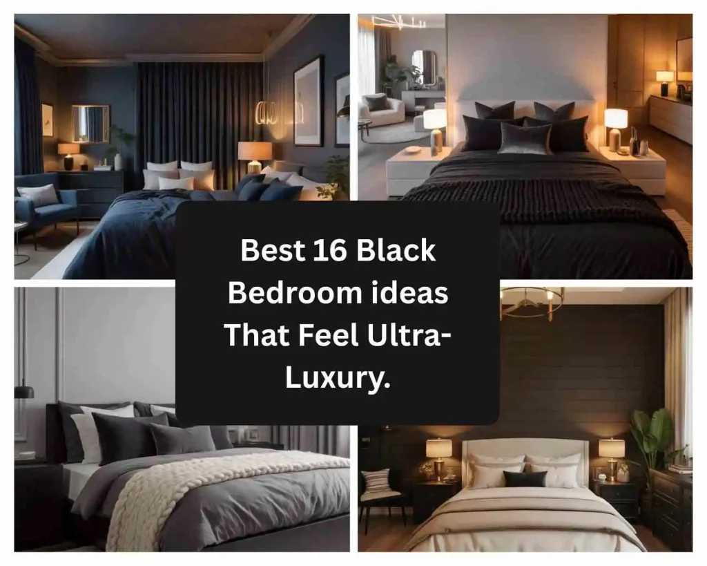 Best 16 Black Bedroom ideas That Feel Ultra-Luxury.