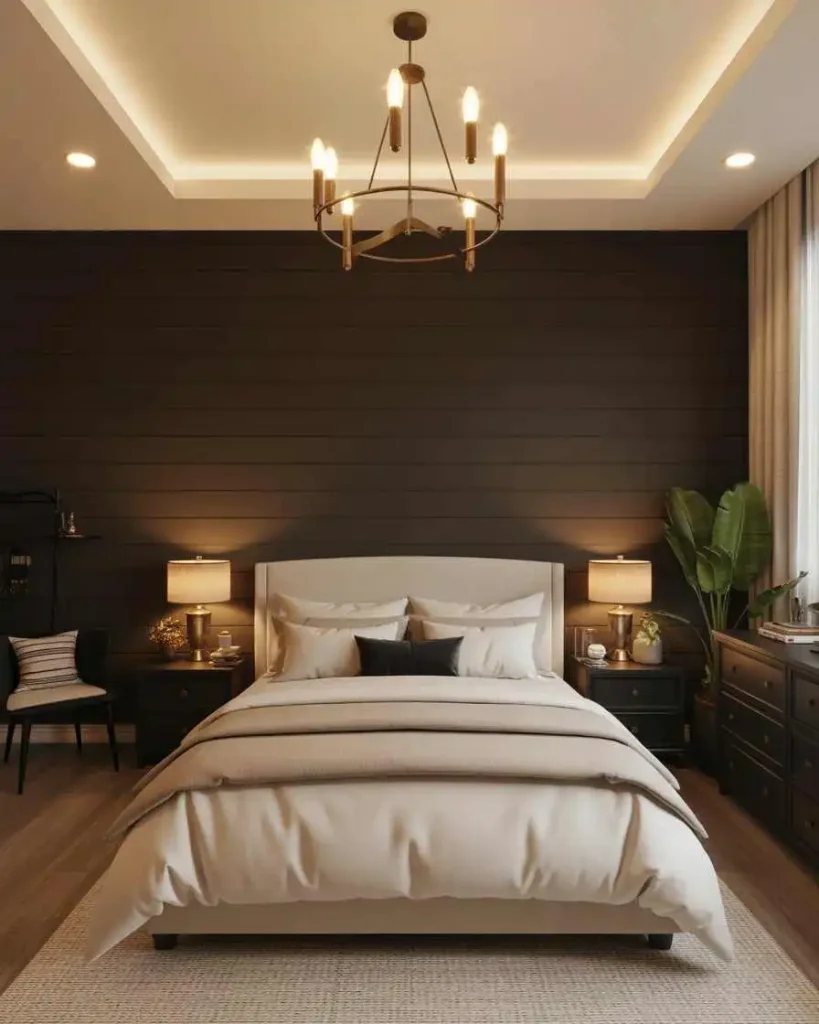 Black Shiplap Wall