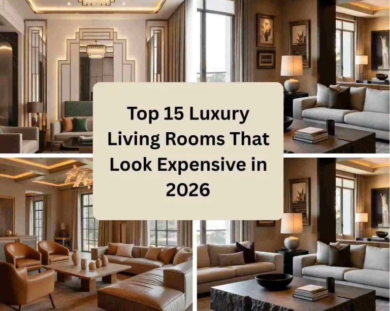 Top 15 Luxury Living Rooms That Look Expensive in 2026