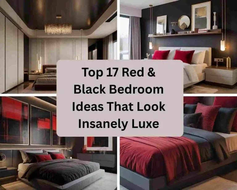 Top 17 Red & Black Bedroom Ideas That Look Insanely Luxe
