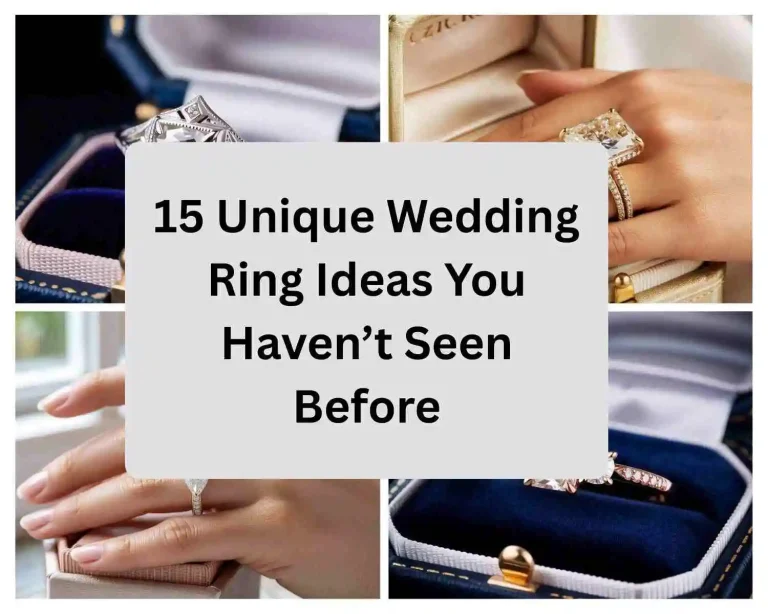 15 Unique Wedding Ring Ideas You Haven’t Seen Before