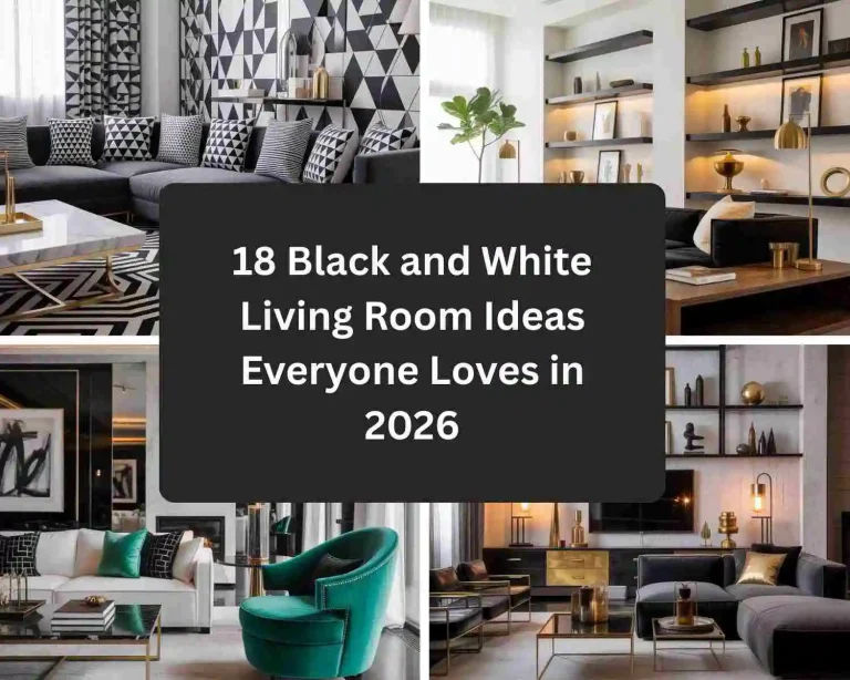 18 Black and White Living Room Ideas Everyone Loves in 2026