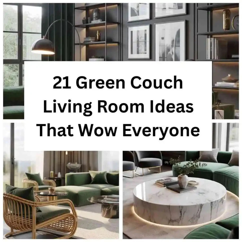 21 Green Couch Living Room Ideas That Wow Everyone