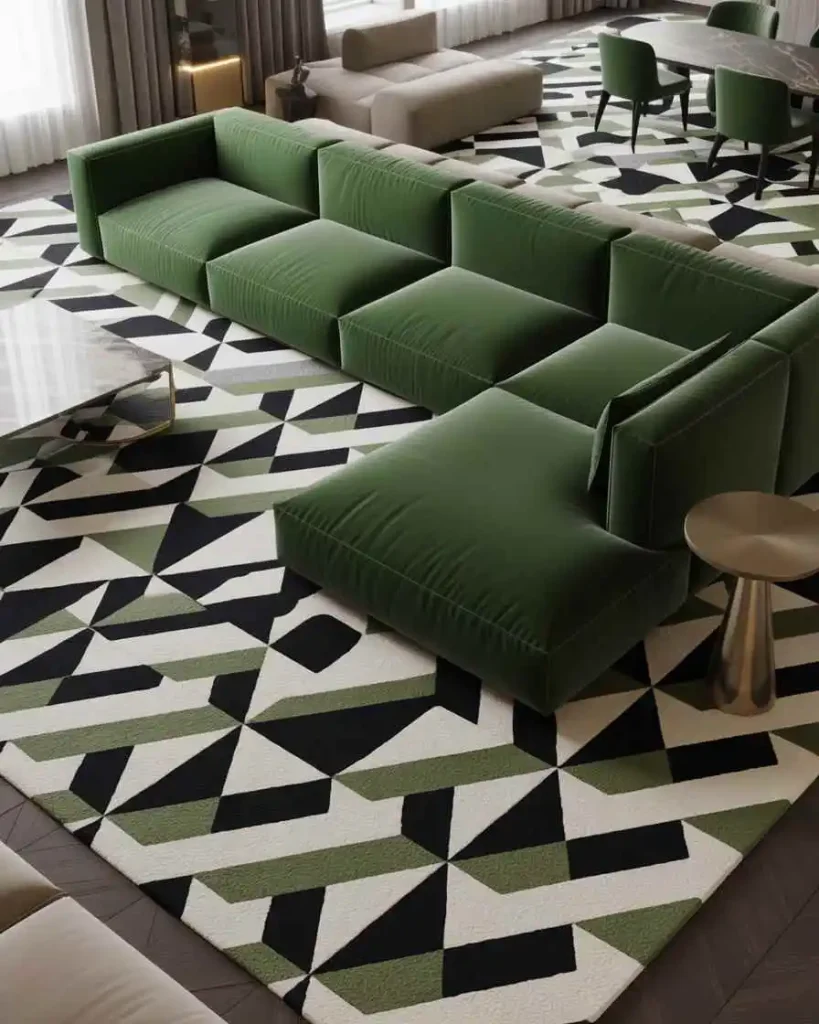 Geometric Rug Pattern