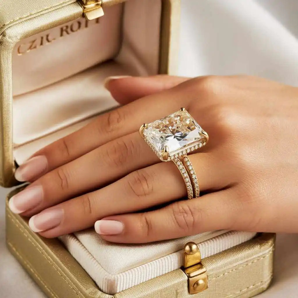 Gold Engagement Ring Statement