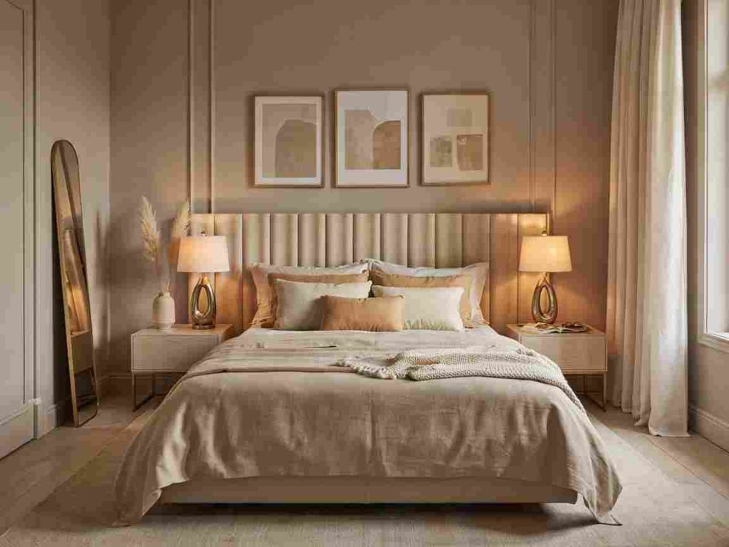 Beige and Gold Accents Beige and Gold Accents