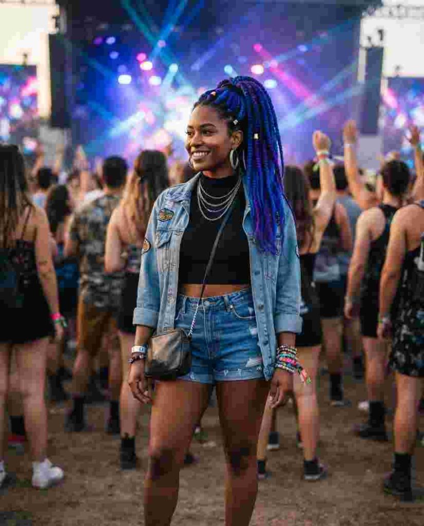 Bold Colored Wig or Braids