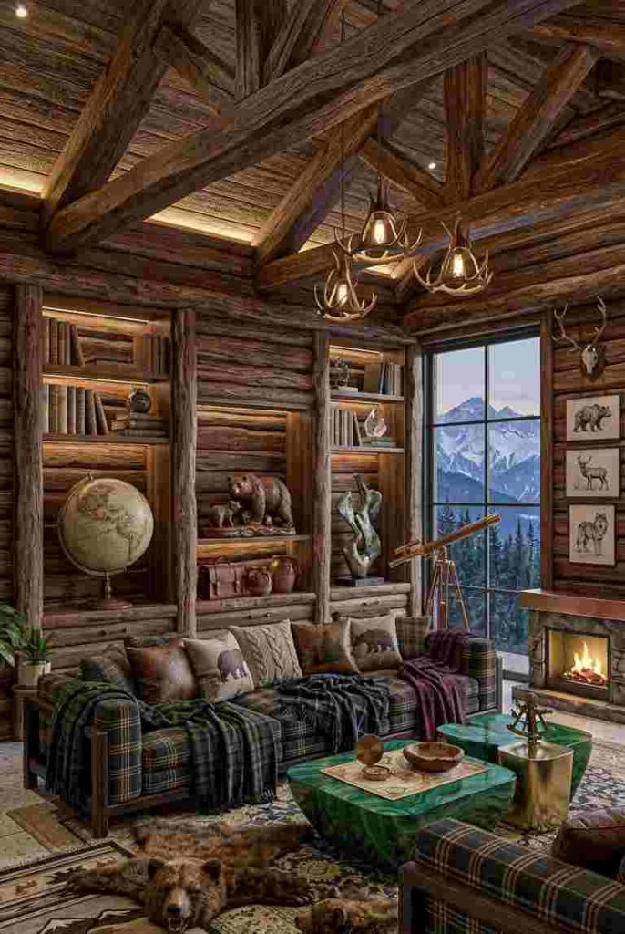 Cozy Cabin Living Room