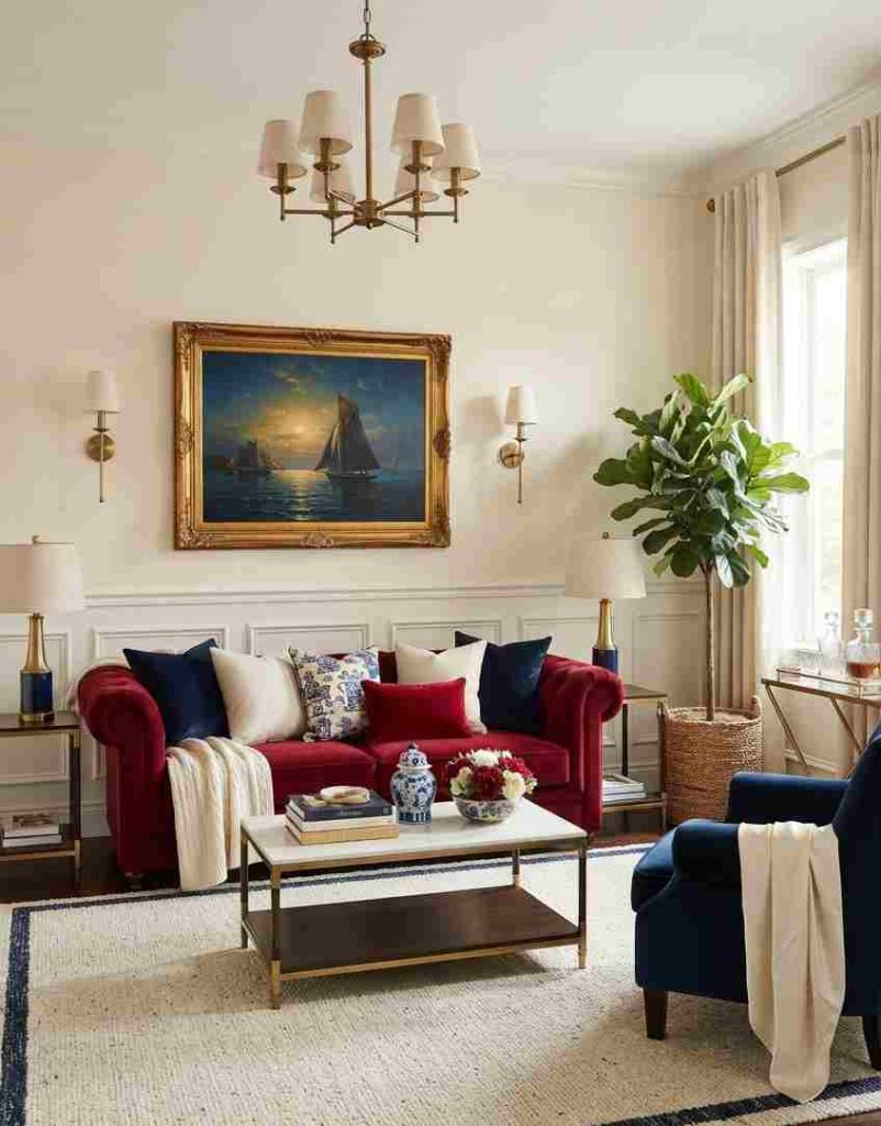 Navy Blue Accents